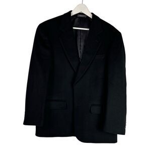 Today’s Man Pure Camel Hair Sports Coat 40R Black